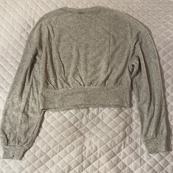 Gilly Hicks Cropped Lounge Sweatshirt size S - Picture 3 of 3
